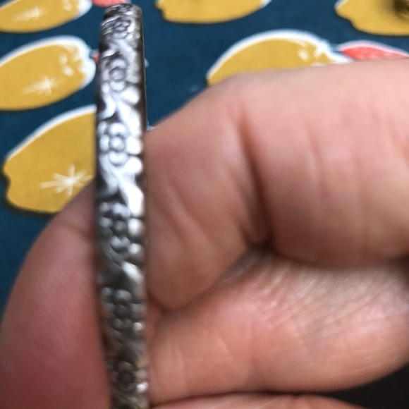 Gugliarmo Cini Sterling Silver Vintage Bangle Bracelet - Picture 7 of 12